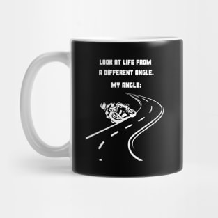 Motorbikers and their different angle of looking at life - motorbiker Mug